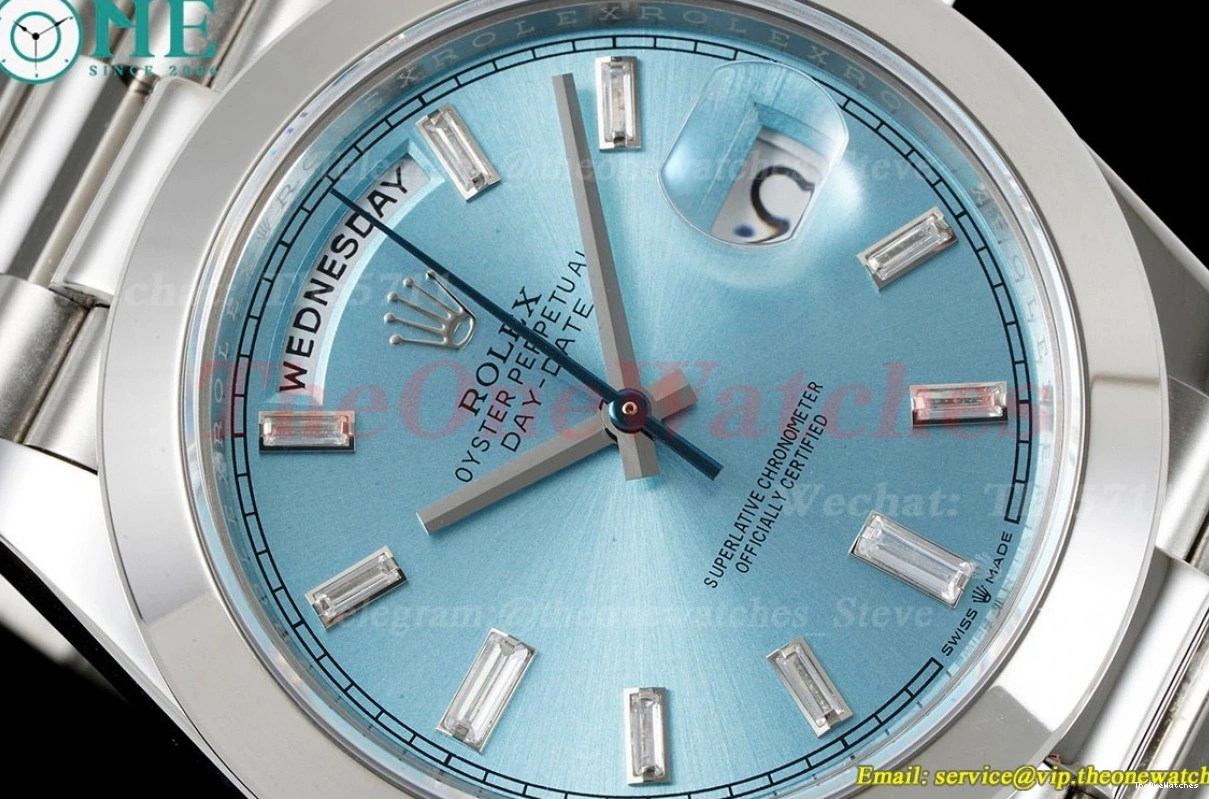 A2836 SS Dia Blue SS 40mm DayDate EWF 0401